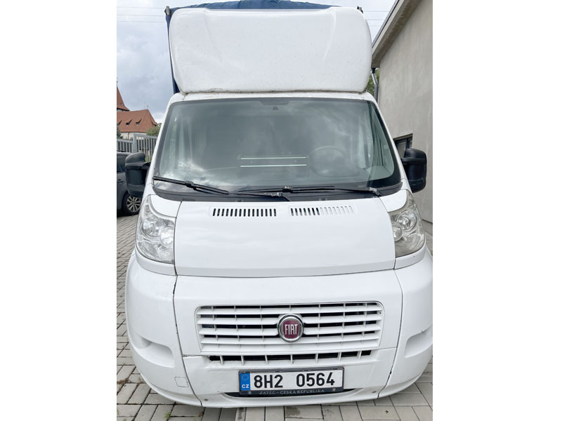 FIAT | DUCATO - plachta, Půjčovna dodávek Kobolka